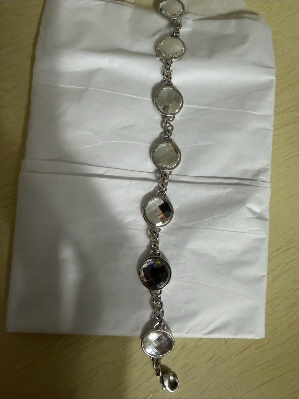 Swarovski bezel tennis bracelet
